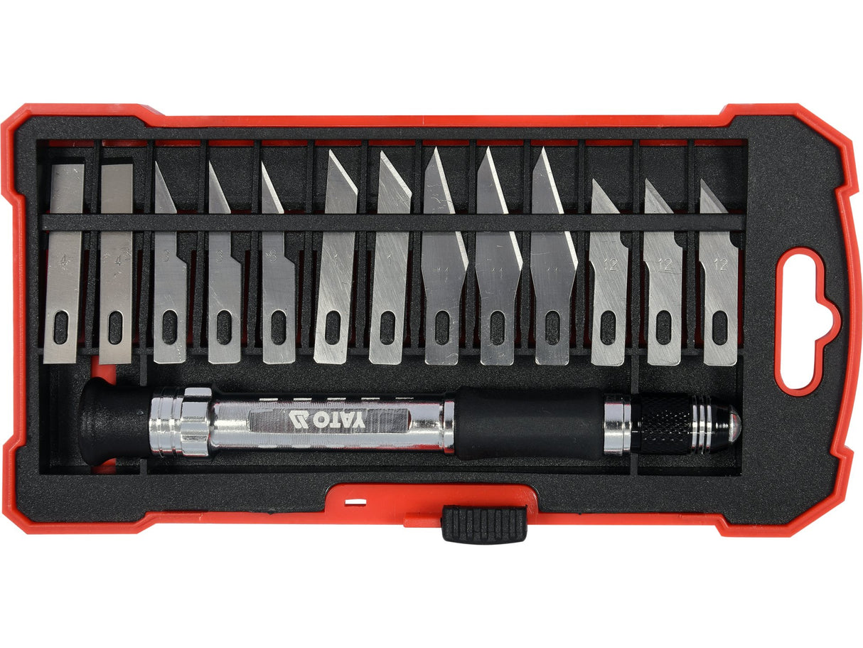 SET CUTITE PRELUCRARE YATO YT-75140 LEMN, 14 PIESE