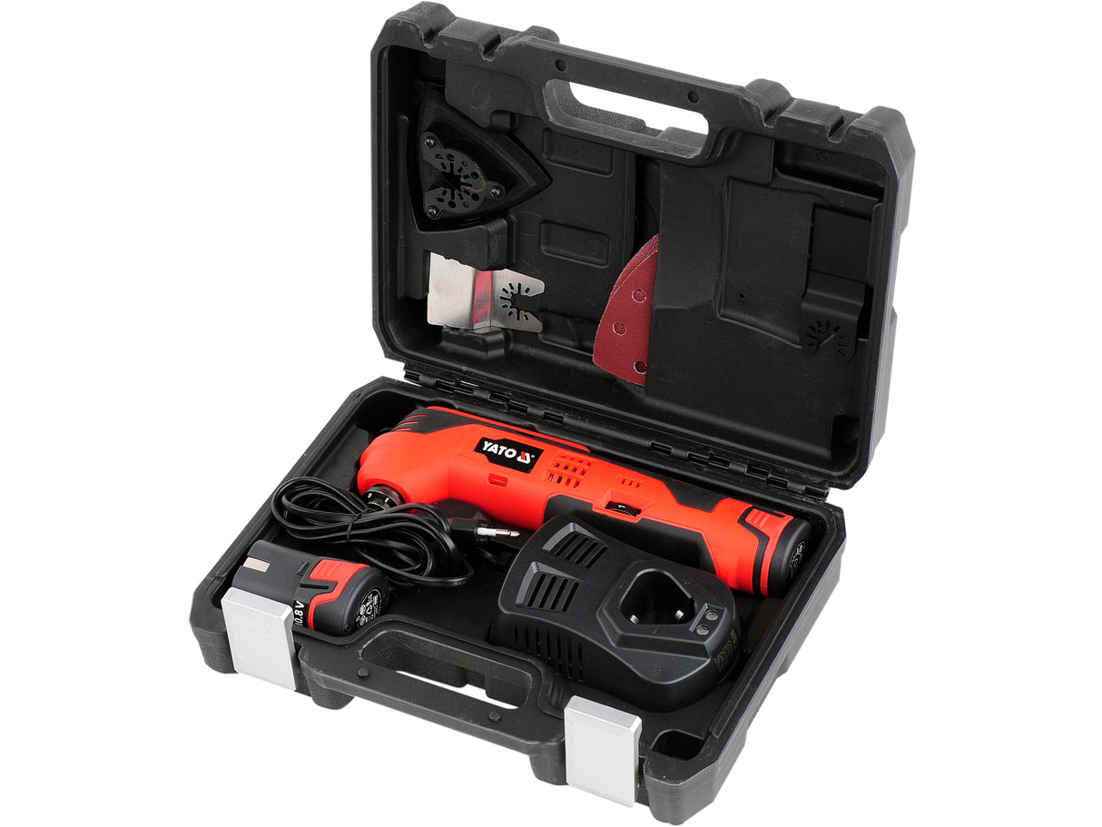 YATO YT-82900 OSZCILLÁLÓ TÖBBFUNKCIÓS SZERSZÁM MOST 10,8 V