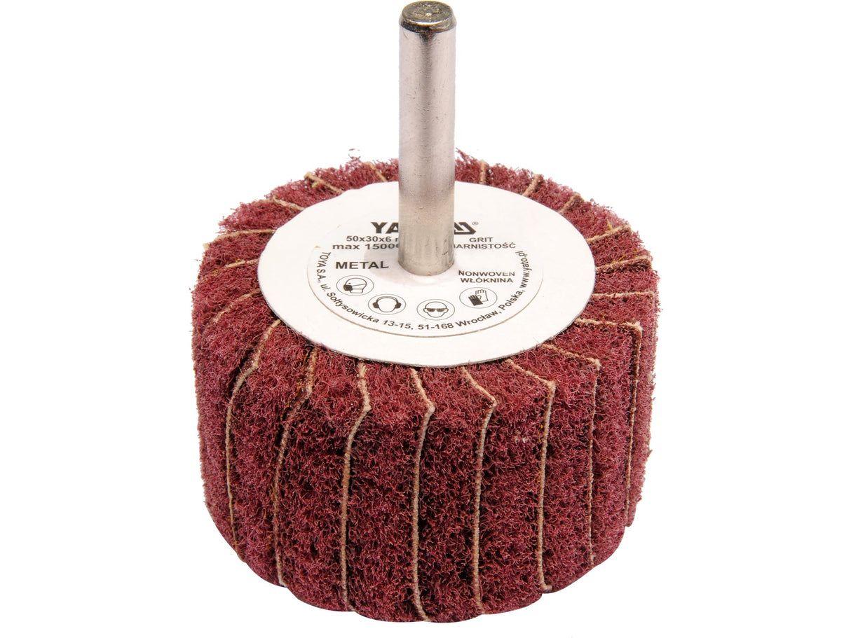 YATO YT-83391 KÖR CSISZOLÓKEFE NYÚJTTAL, 50X30X6MM, P100