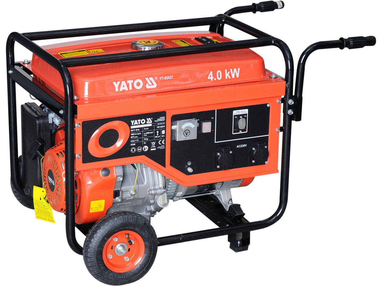 GENERATOR BENZINA25L,230V,17.4A, 4 YATO YT-85437 KW