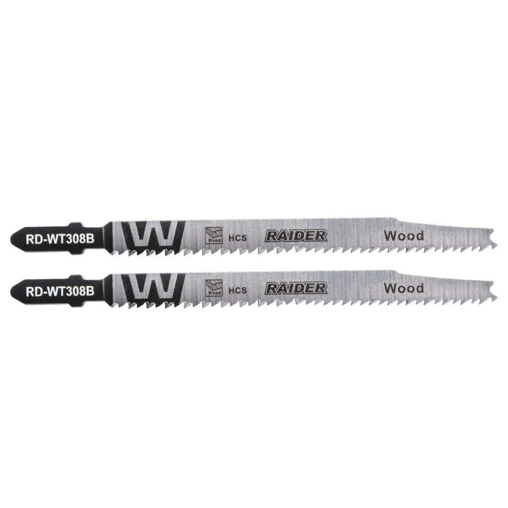 RAIDER Set 2 lame fierastrau pend. lemn 116mm 12TPI RD-WT308B Lungime lamă: 116 mm - perfectă pentru tăieturi precise și exacte în lemn mai fin și subțire, precum și pentru lucrări d