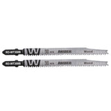 RAIDER Set 2 lame fierastrau pend. lemn 116mm 12TPI RD-WT308B Lungime lamă: 116 mm - perfectă pentru tăieturi precise și exacte în lemn mai fin și subțire, precum și pentru lucrări d