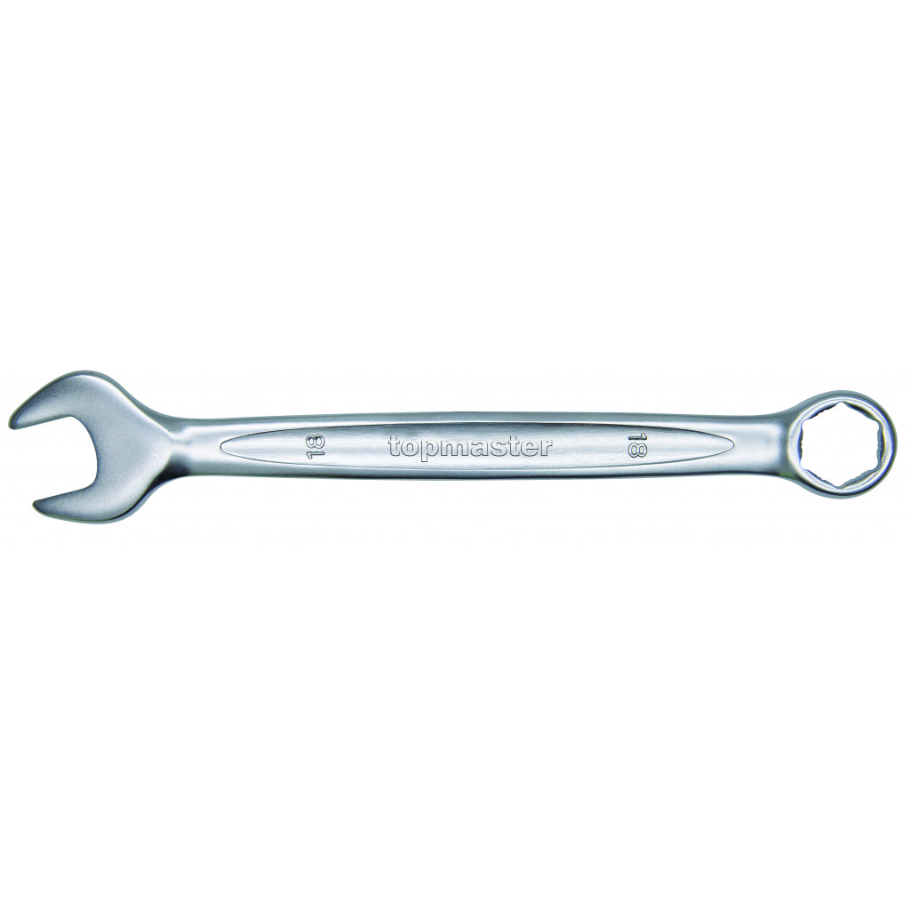 TOP MASTER PRO Cheie combinata 16 mm PREMIUM TMP Material: otel crom-vanadiu de inalta calitate Profilul cu 6 fete (6 x GRIP ON) prinde cu pana la 85% din suruburi si pi