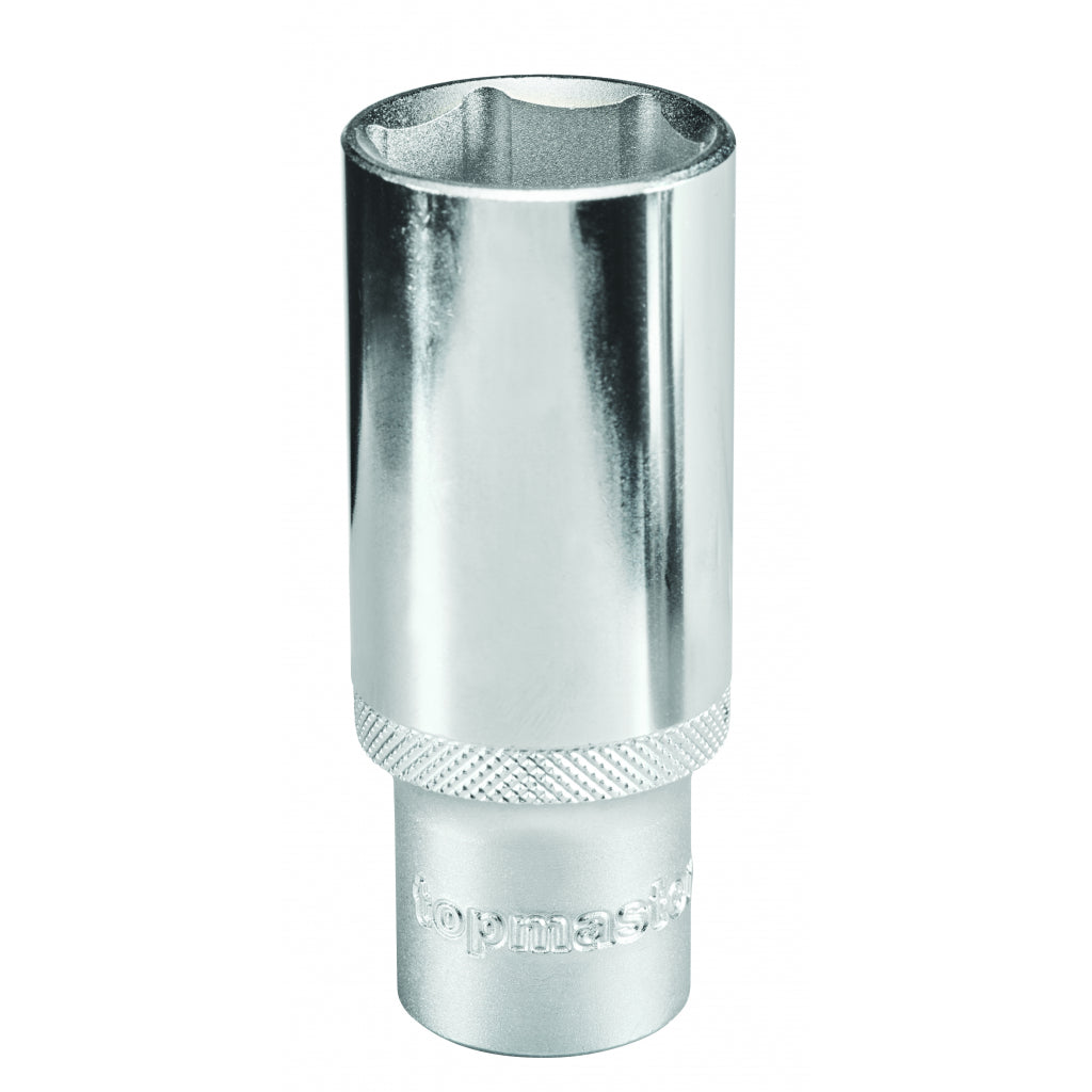 TOP MASTER PRO Tubulara adanca 1/2"x16mm CR-V TMP Material: otel crom-vanadiu de inalta calitate 50BV30 Cu acoperire anticoroziune Hexagonal Standard - DIN3124