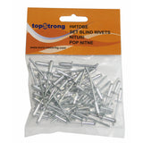 TOP STRONG Set po-nituri 4x16mm set 50pcs TS Corp din otel si aluminiu Rezistenta buna la coroziune