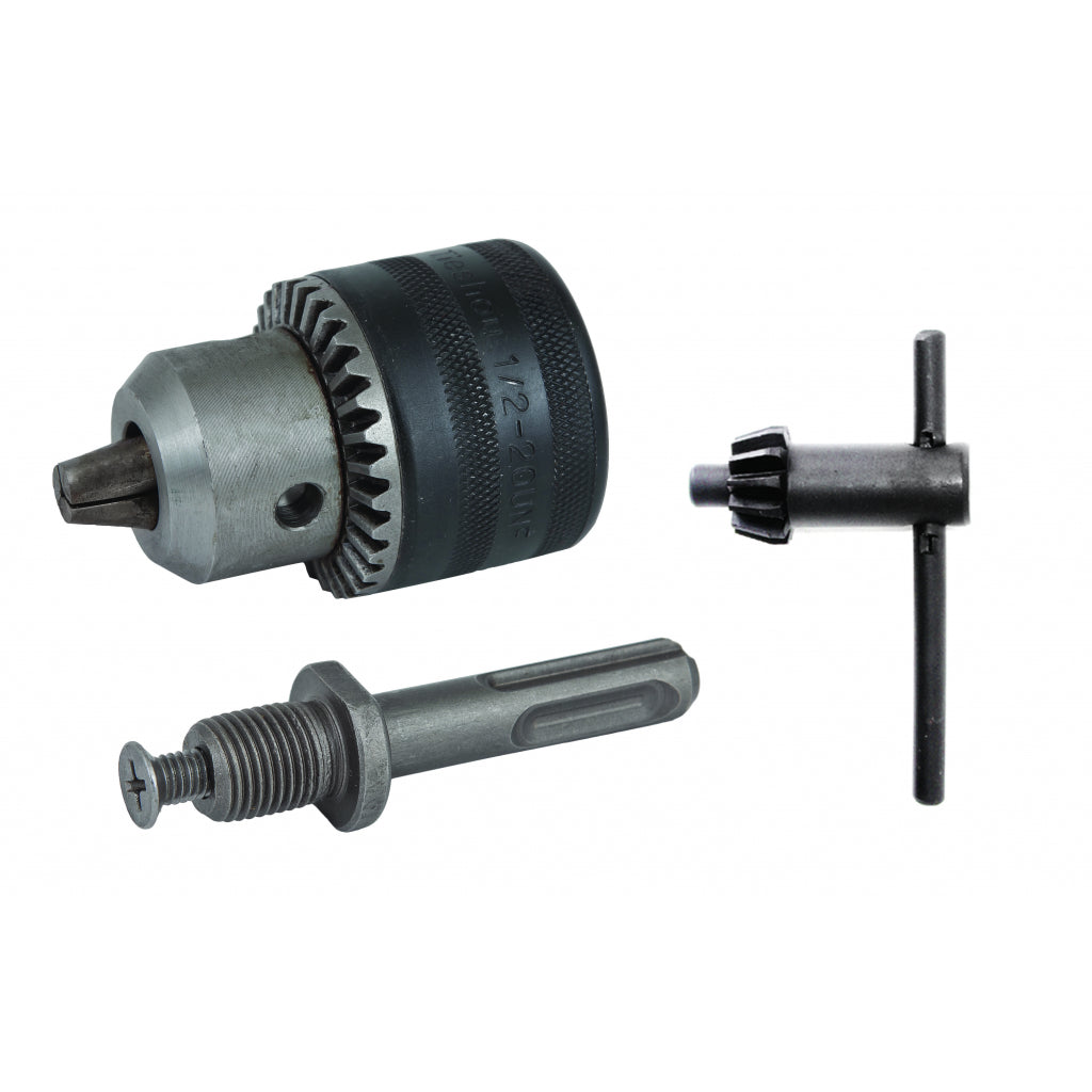 RAIDER Mandrina cu cheie 1/2" 13mm SDS-plus Mandrina metalica Prindere maxim - 13 mm Adaptor SDS Plus inclus