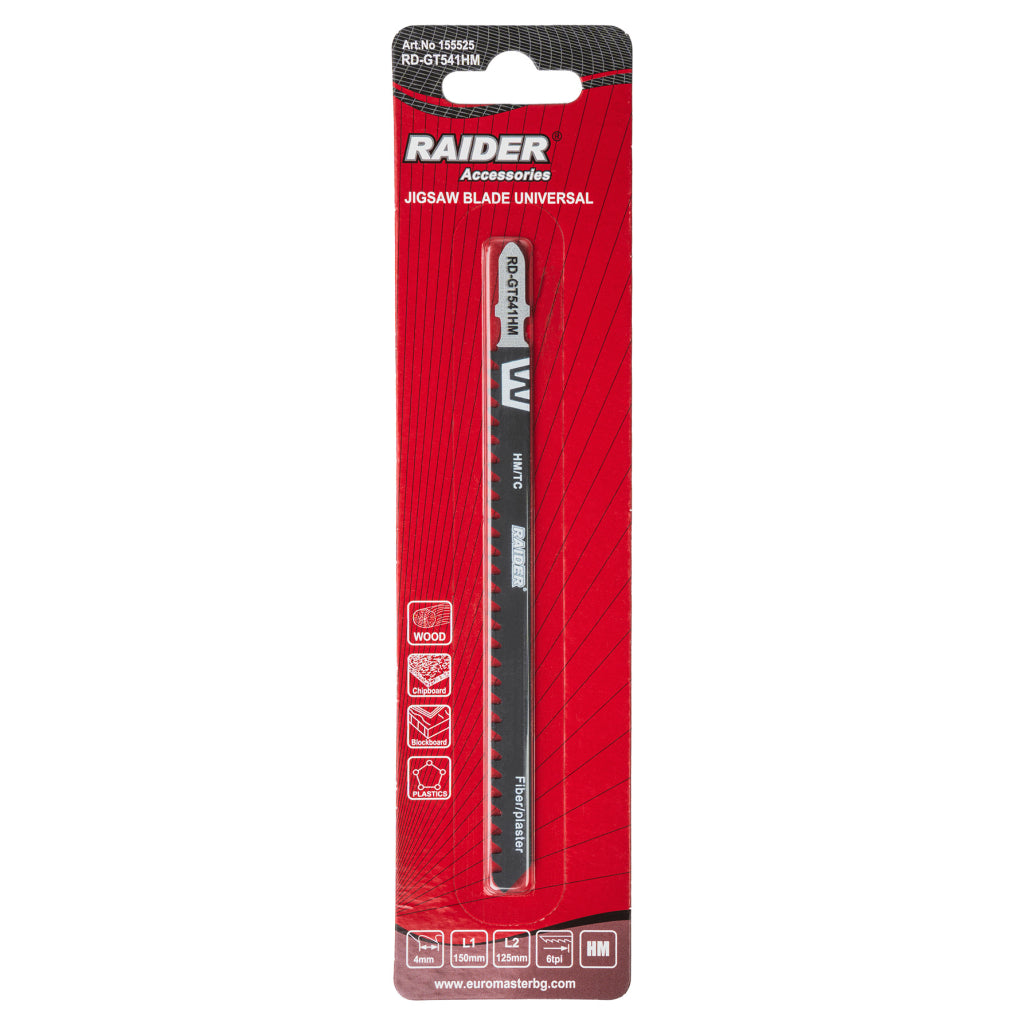 RAIDER Lama fierastrau pend. universala 150mm 4.0mm 6TPI RD-GT541HM