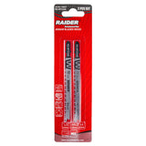 RAIDER Set 2 lame fierastrau pend. lemn 116mm 8-12TPI RD-WT234X Lungime lamă: 116 mm - perfectă pentru tăieturi precise și exacte în lemn mai fin și mai subțire, precum și pentru lucră