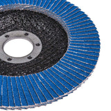 RAIDER Disc lamelar zirconiu 125mm G-150 Granule abrazive de zirconiu care oferă durabilitate Granulație G-150 Construcția lamelară permite o răcire mai bună în