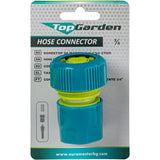 TOP GARDEN Mufa conectoare cu stop 3/4” TG Opreste apa la decuplare