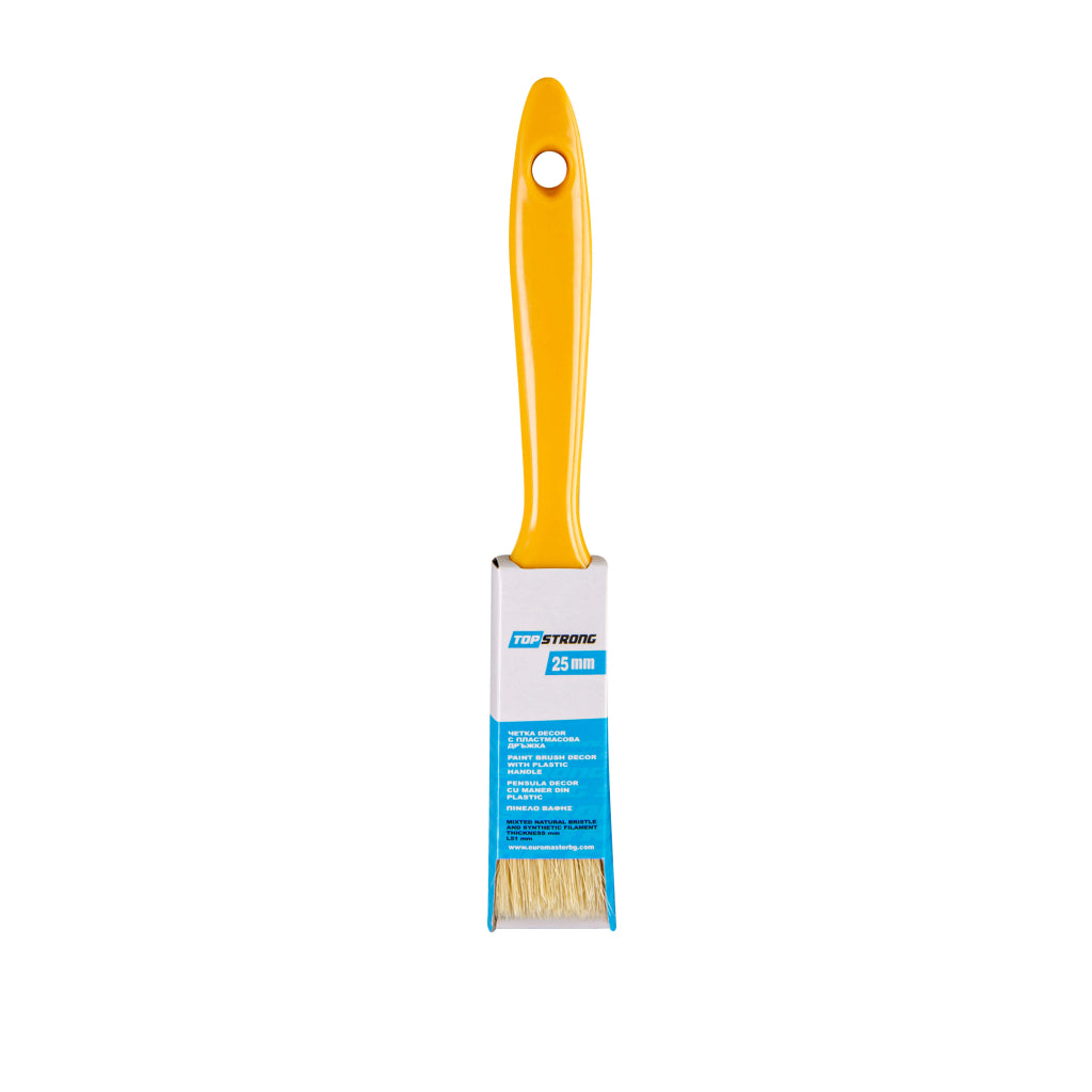 TOP STRONG Pensula DECOR cu maner din plastic 25mm TS