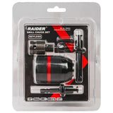 RAIDER Mandrina rapida metal 1/2"13mm SDS+HEX1/4"M patrat /2"F