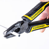 TOP MASTER PRO Cleste combinat 160mm TMP Pârghie mare - cu 35% mai puțin efort decât modelul standard Material:Cr-Ni