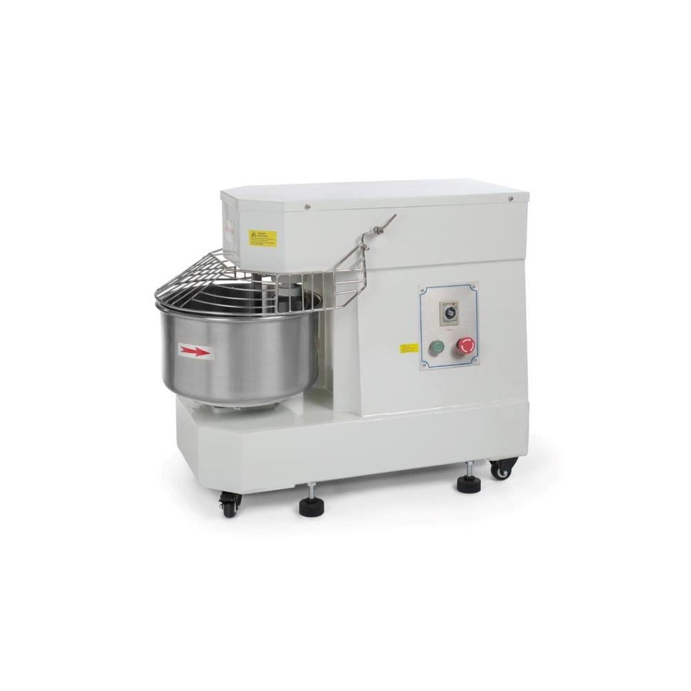 Malaxor spirala cu vas fix, 20 litri, HENDI Smart dimensiuni: 840x420x(H)720 mm