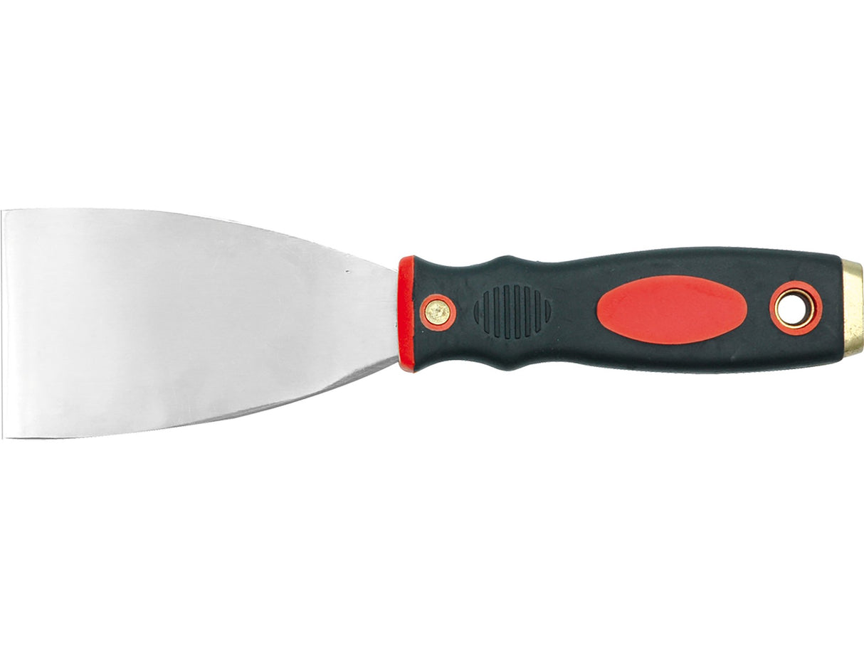SPACLU DIN OTEL VOREL 05903 INOXIDABIL, MANER BICOLOR CU INSERTIE DE ALAMA, 5CM