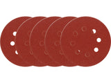 DISCURI DIN PANZA VOREL 08576 ABRAZIVA CU GAURI, P60, 125MM, 5 BUC