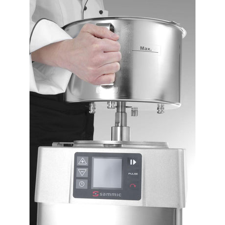 Taietor-emulsificator electric profesional pentru legume, SAMMIC KE-5V, 10 viteze intre 385-3000 rpm, putere 1250W, capacitate 5,5 litri
