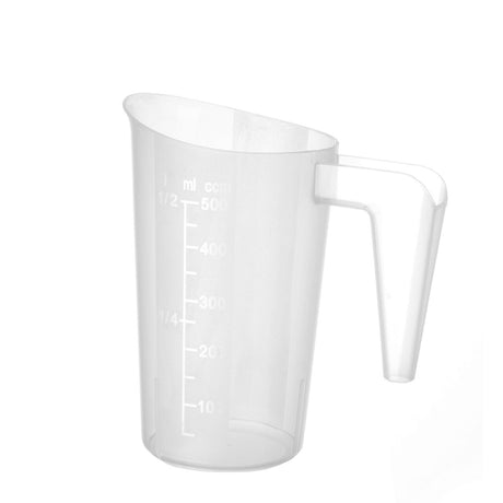 Cana Hendi gradata din polipropilena, 0.5 litri, 95x(h)136 mm