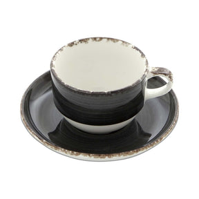 Ceasca si farfurie Onyx, 90 ml