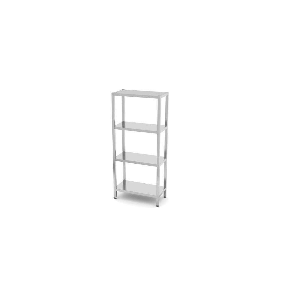 Raft 4 polite, pregatit pentru asamblare, Hendi, Kitchen Line, 800x400x(H)1800mm
