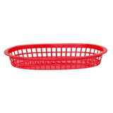 Cos de paine oval, Hendi, Rosu, 6 buc, 275x175x(H)38mm