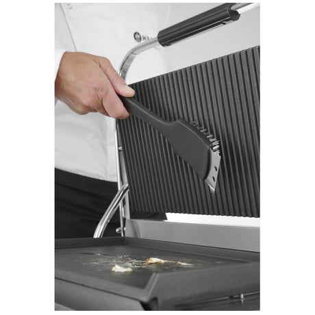 Perie de sarma Hendi, maner ergonimic, cu racleta din inox, 70x310x(H)85mm