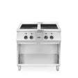 Masina de gatit cu inductie, 4 arzatoare, spatiu depozitare,17000 W,Hendi, 800x700x(H)870mm
