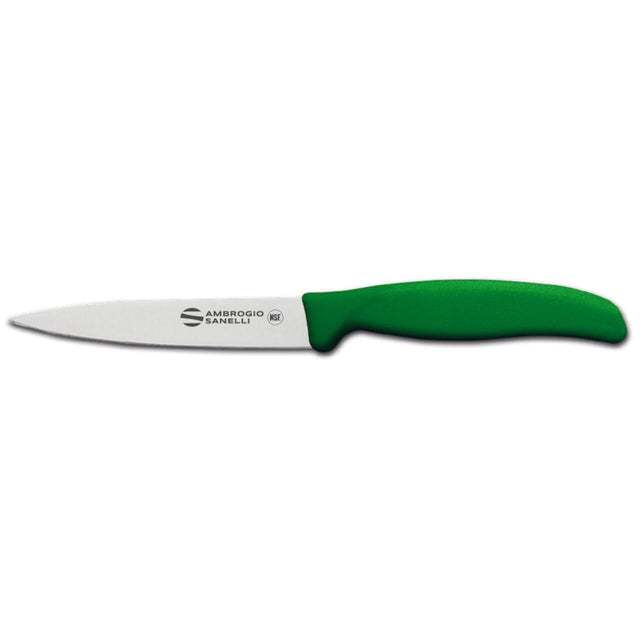 Cutit de curatat  legume si fructe, Ambrogio Sanelli, Verde (L)230 mm