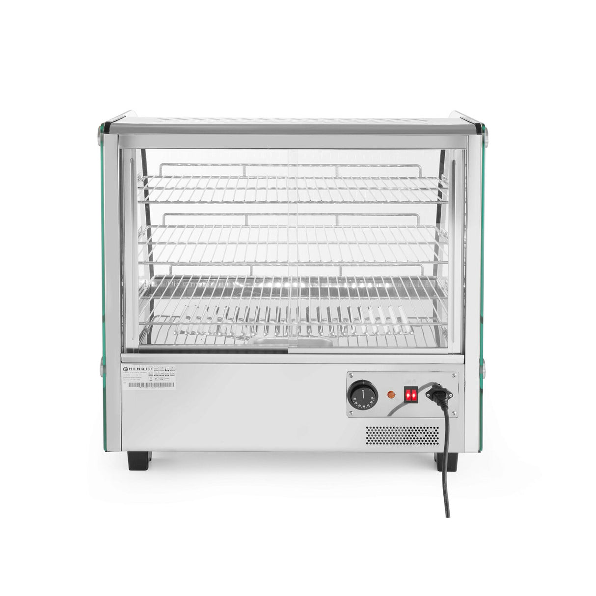 Vitrina calda cu 3 nivele, 160 lt, interval temperatura 30-90 gr C, 1500W, ARKTIC by Hendi, 857x568x(H)686 mm