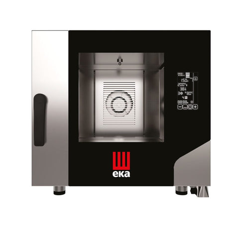 Cuptor electric cu convectie pentru gastronomie, Millennial Black Mask Gastro, 5 tavi x GN 1/1, 730×849×(H)700 mm, Hendi