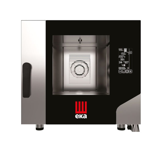 Cuptor electric cu convectie pentru gastronomie, Millennial Black Mask Gastro, 5 tavi x GN 1/1, 730×849×(H)700 mm, Hendi