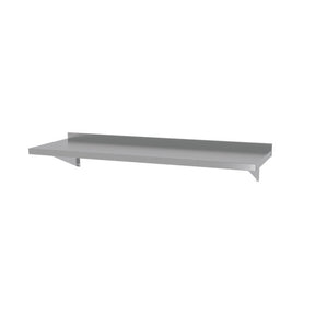 Raft de perete, cu doua suporturi din otel, HENDI, 1000x300x(H)250mm