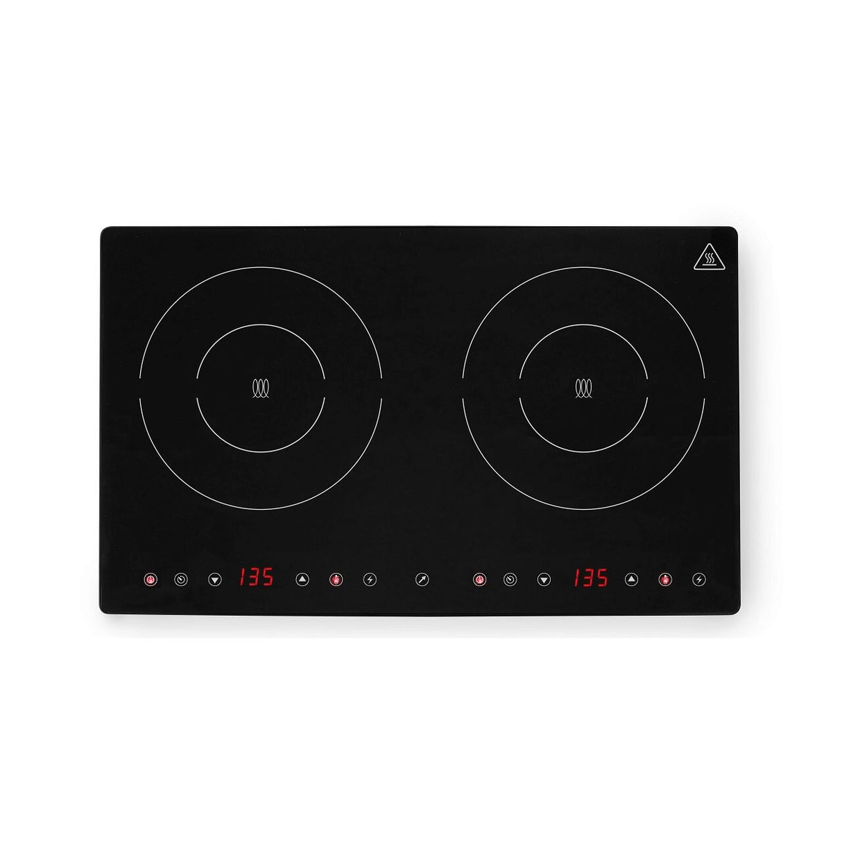 Plita dubla cu inductie Black Line, 3500W, 608x370x(H)61mm