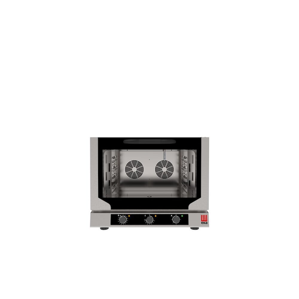 Cuptor electric, mixt cu aburi, control electromecanic, GN1/1, Tecknoeka, 6,4 kW/400 V, 784x752x(H)634 mm