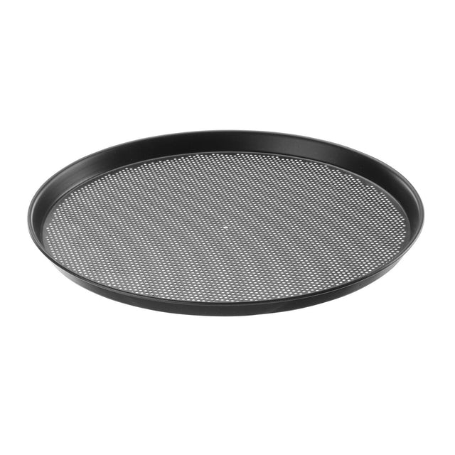 Tava perforata pentru pizza, Hendi, ø340x(H)25 mm