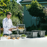 Container termo- izolat catering GN 1/1, incarcare frontala, marime interioara GN 1/1 - H 20 cm, Amerbox, dimensiuni exterioare 630x440x(H)305 mm