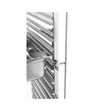 Carucior debarasare tavi, capacitate 15 tavi x GN 1/1(530x325mm), inox, 615x450x(H)1695 mm, Hendi