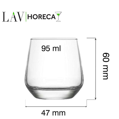 Pahar de apa Lyon Espresso, 95ml, LAV