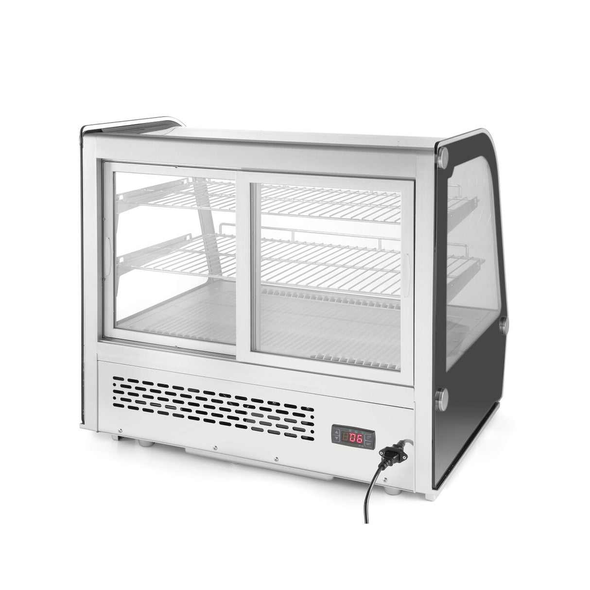 Vitrina rece de prezentare, 160 lt, interval temperatura 2-6 gr C, 160 W, ARKTIC by Hendi, 850x568x(H)686 mm, Clasa energetica B
