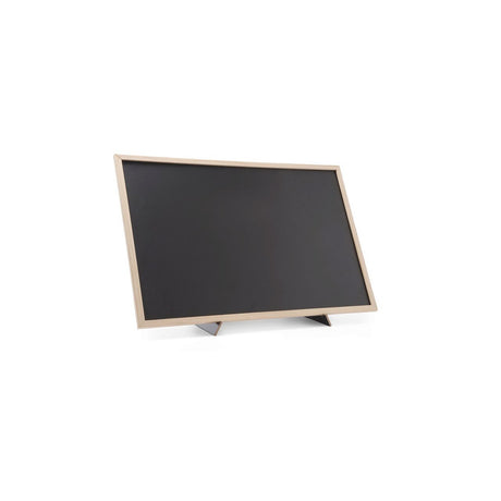 Tabla neagra cu suport si rama de lemn 400x600mm Hendi