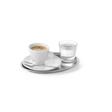 Tava ovala pentru cafea, aperitive, prajituri, 200x140 mm, inox, Hendi