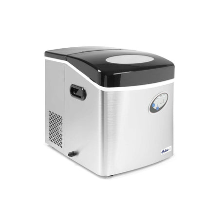 Masina profesionala pentru cuburi gheata, capacitate 15kg / 24h, stocare 4,5 kg cuburi, 160W, corp inox, Hendi Kitchen Line 15