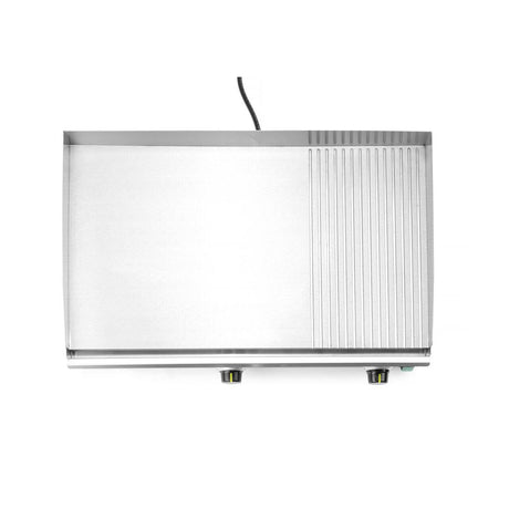 Grill cu nervuri 1/3, Kitchen Line, 220-240V/3500W, 697x474x(H)241mm