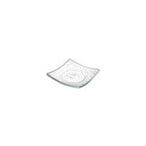 Farfurie patrata din sticla transparenta Vetro fingerfood, Fine Dine 80x80mm