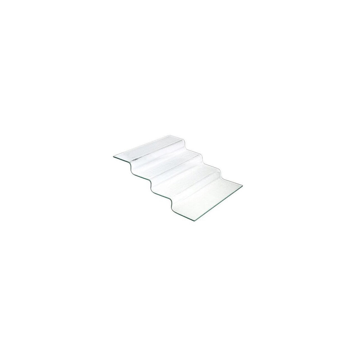 Scari tip bufet din sticla transparenta Vetro, Fine Dine 400x350x(H)125mm