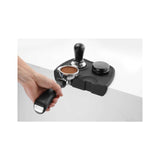 Suport dublu presa cafea/ Suport tamper, Hendi, 205x150x(H)45 mm, Negru, Silicon