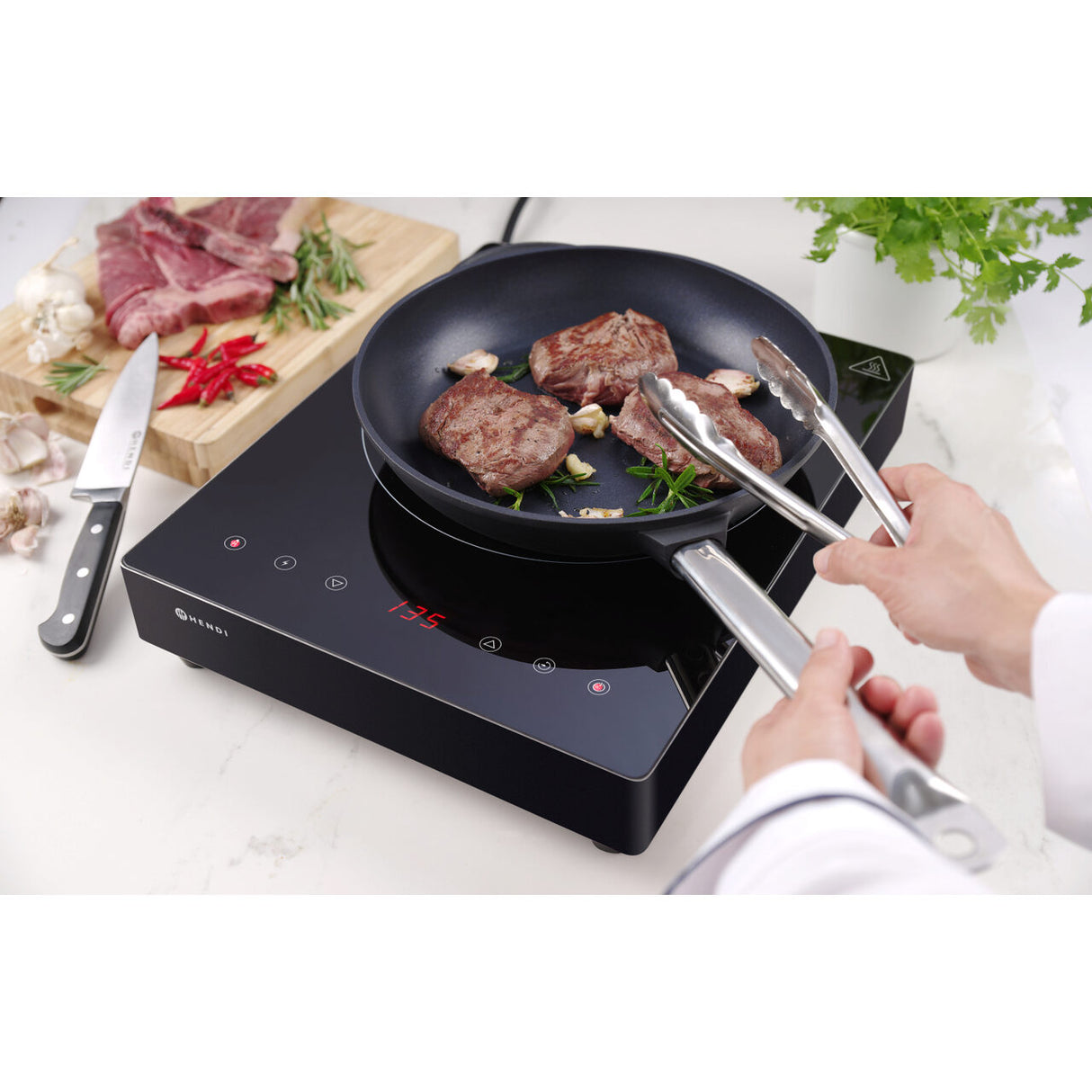 Plita inductie Black Line, 3500W, 337x417x(H)85mm