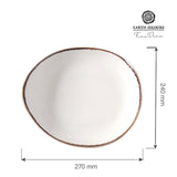 Farfurie Vanilla, 270x240 mm Fine Dine