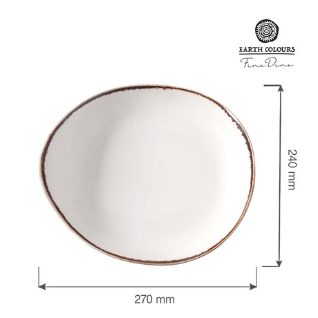 Farfurie Vanilla, 270x240 mm Fine Dine