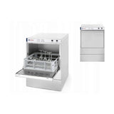 Masina profesionala de spalat pahare cu pompa de evacuare si detergent K40 Hendi 230 W 470x510(+325)x(H)710 mm